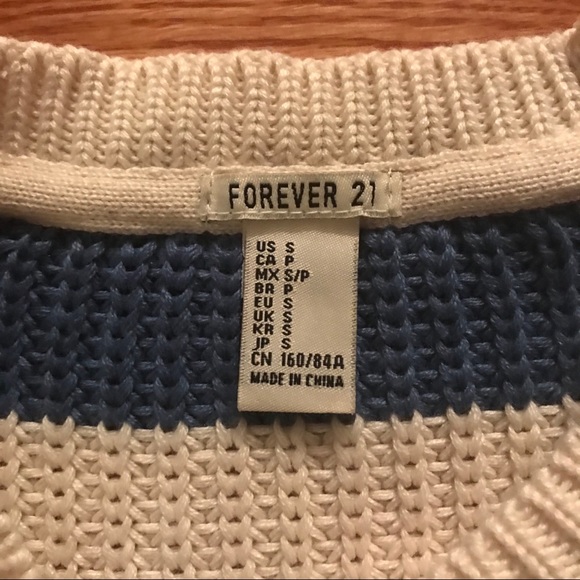 F21 Striped Sweater - Picture 2 of 2